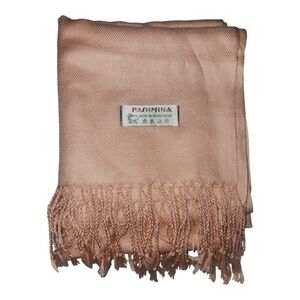Pashmina Scarf Wrap Shawl‎ Tasseled Pastel Paisley 32"x66